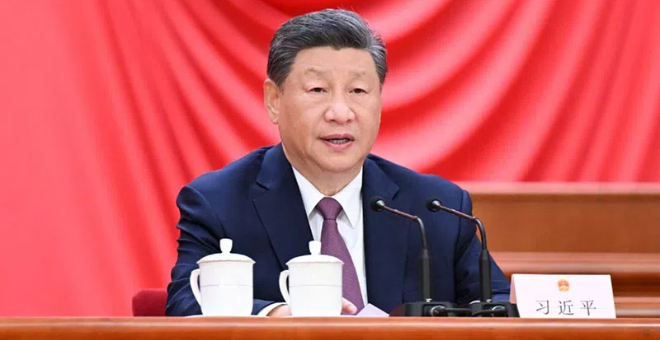 習近平在慶祝全國人民代表大會成立70周年大會上發表重要講話